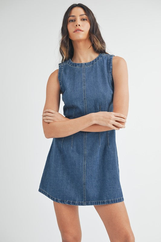 Light Denim Mini Dress from Southern Sunday