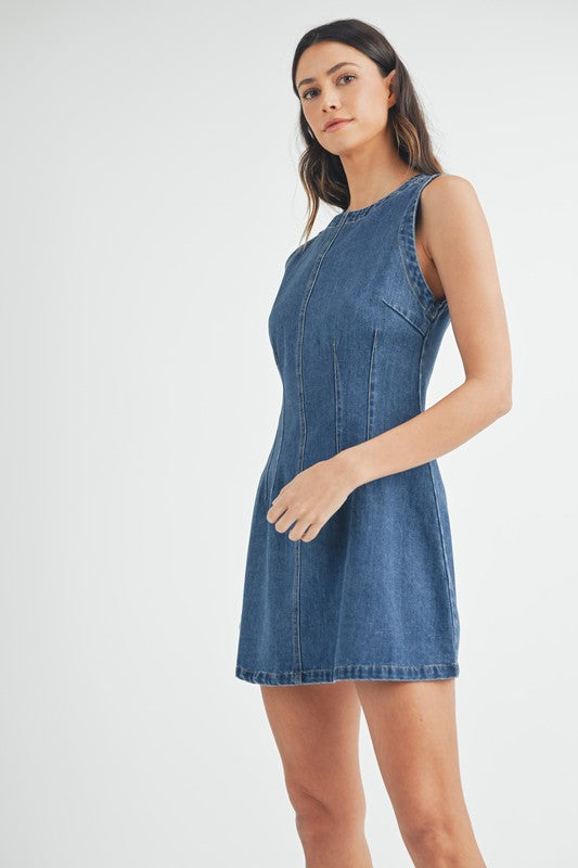 Light Denim Mini Dress from Southern Sunday